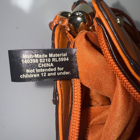 Relic Women’s Twist Handle Shoulder Bag Tan Faux Leather NWT - Picture 5 of 16